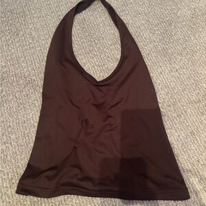 Brown Halter Top